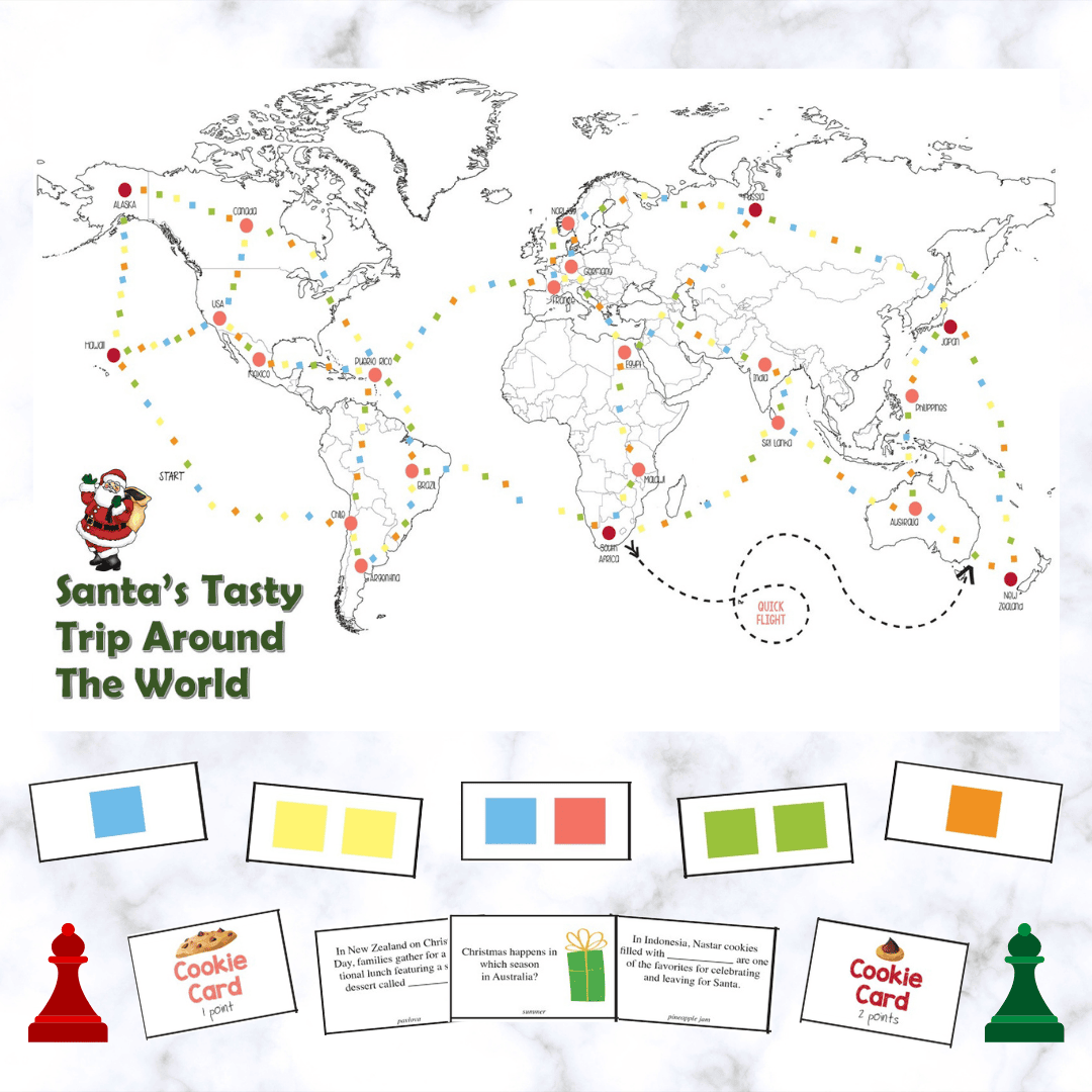 santa's tasty trip around the world